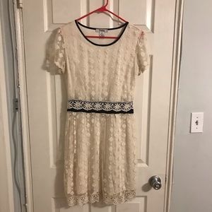 White lace dress